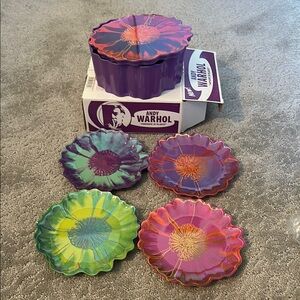 Andy Warhol Tacoma Plates and Container Set